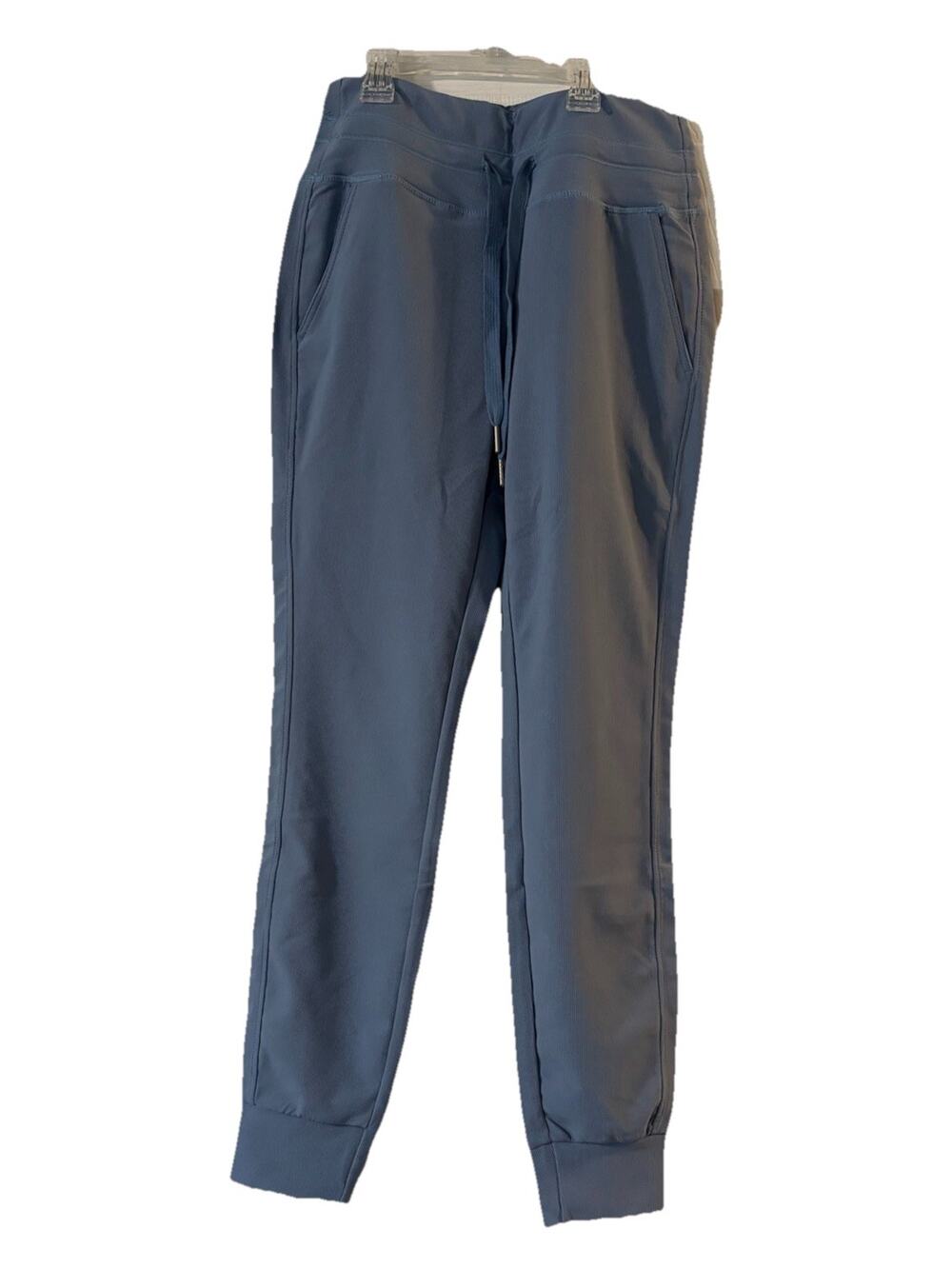 Halara S Small Blue Joggers Ribbed Fabric Nylon Soft NWT Play It My Way Comfy